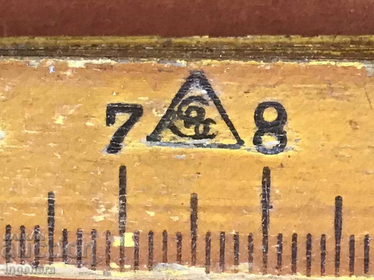 Auction METER CARPENTER WOOD ANTIQUE Auction METER CARPENTER WOOD ANTIQUE