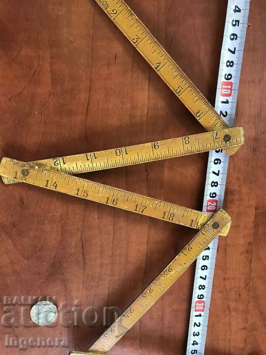 Delivery of METER CARPENTER WOOD ANTIQUE Delivery of METER CARPENTER WOOD ANTIQUE