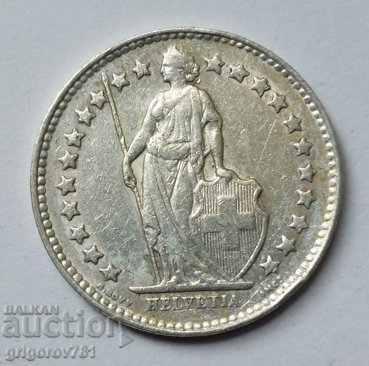 Ασημένιο φράγκο 1/2 Ελβετία 1951 B - Ασημένιο νόμισμα #48 με τιμή € 3.83 | 7.49 BGN