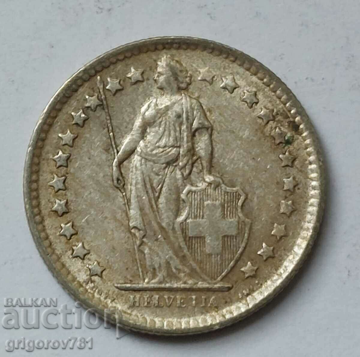 1/2 Φράγκο Ασήμι Ελβετία 1959 B - Ασημένιο Κέρμα #50 με τιμή € 3.83 | 7.49 BGN