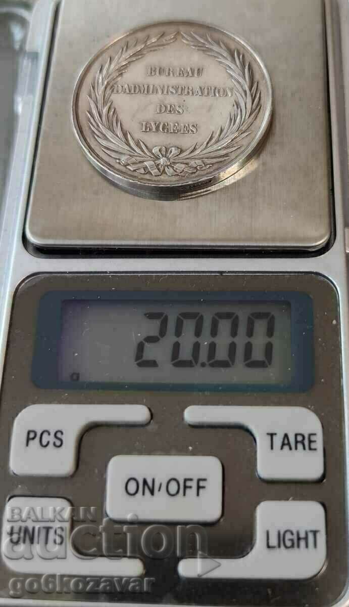 Δημοπρασία Μετάλλιο Γαλλίας 19ος αιώνας Ασημένιο 0.900 Σπάνιο ! R