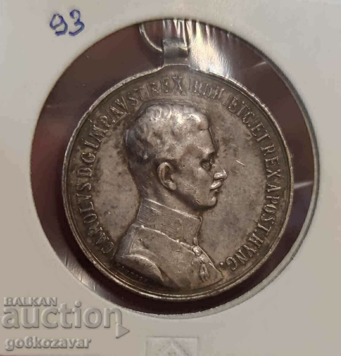 Австро - Унгария медал 20 век Сребро ! Рядък R !