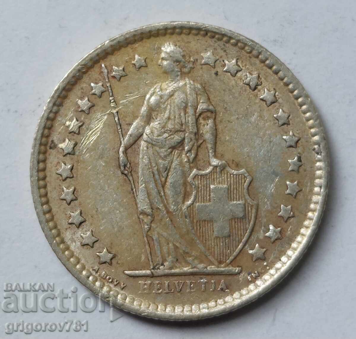 Ασημένιο φράγκο 1/2 Ελβετία 1962 Β - Ασημένιο νόμισμα #57 με τιμή € 3.83 | 7.49 BGN