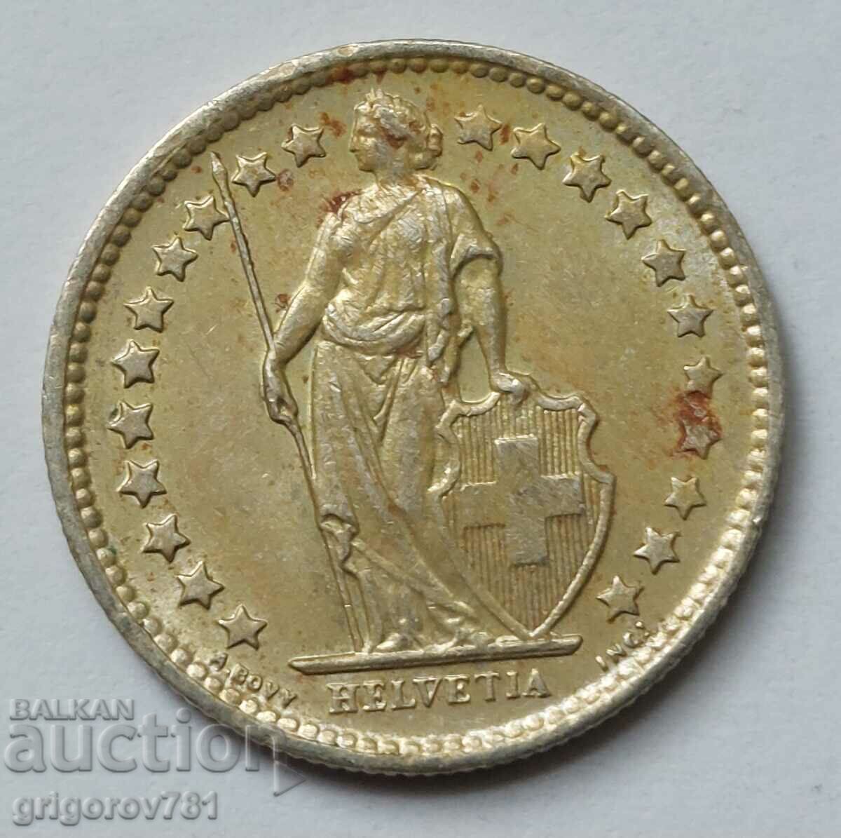 1/2 Φράγκο Ασήμι Ελβετία 1961 Β - Ασημένιο Κέρμα #61 με τιμή € 3.83 | 7.49 BGN 1/2 Φράγκο Ασήμι Ελβετία 1961 Β - Ασημένιο Κέρμα #61 με τιμή € 3.83 | 7.49 BGN