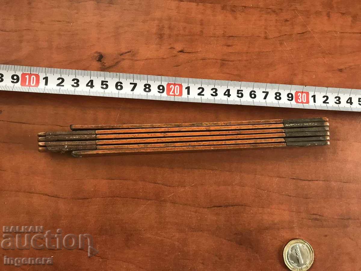 METER CARPENTER WOOD ANTIQUE - 5 METER CARPENTER WOOD ANTIQUE - 5