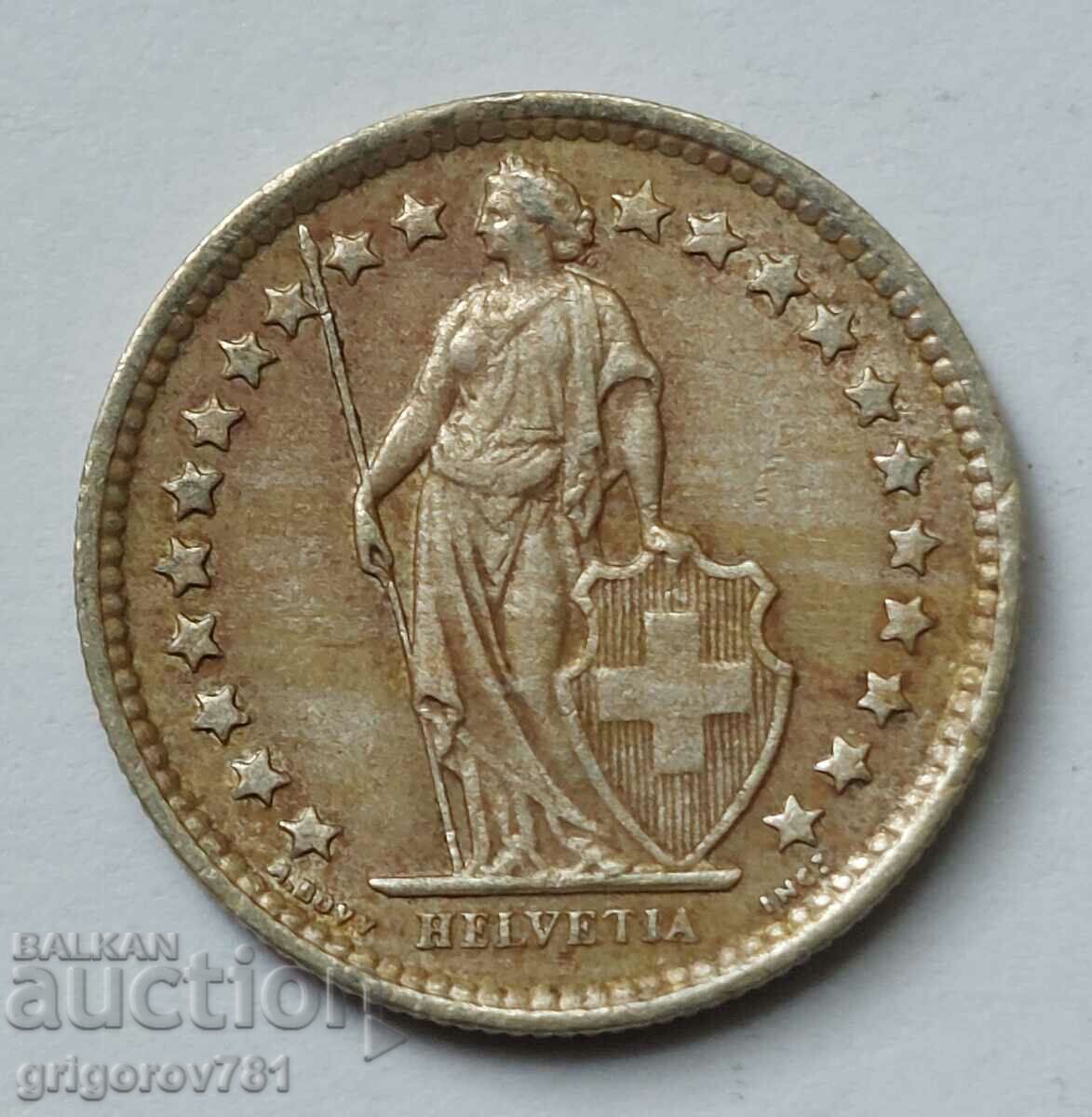 1/2 Φράγκο Ασήμι Ελβετία 1963 Β - Ασημένιο νόμισμα #63 με τιμή € 3.83 | 7.49 BGN
