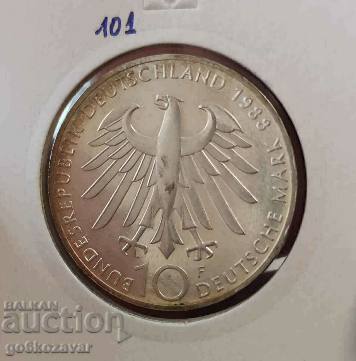 Germania 10 Timbre 1988 Jubileu de Argint UNC