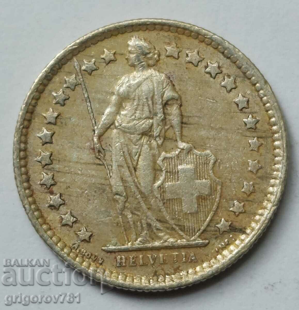 1/2 франк сребро Швейцария 1960 B - сребърна монета #64 с цена 7.50 лв. | € 3.83 1/2 франк сребро Швейцария 1960 B - сребърна монета #64 с цена 7.50 лв. | € 3.83