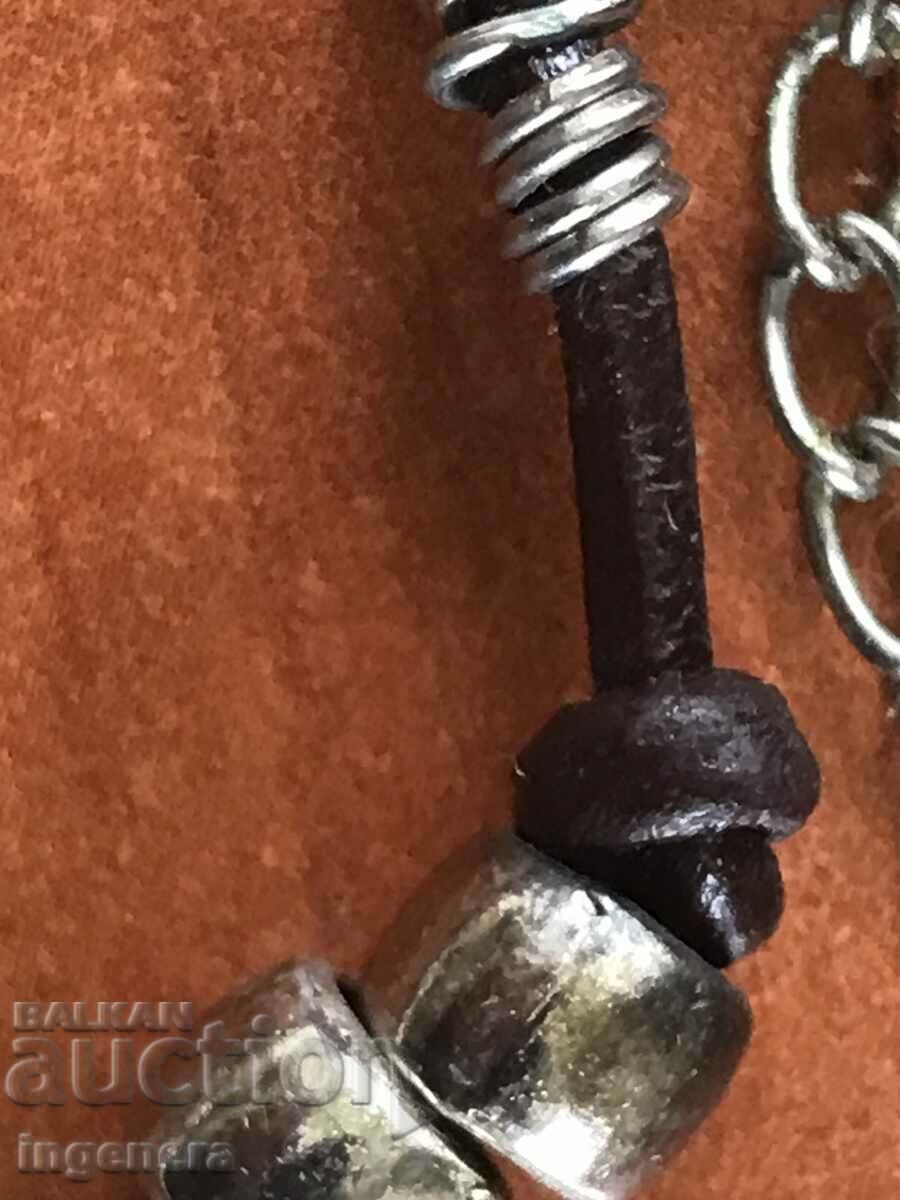 Δημοπρασία ΔΕΡΜΑΤΙΝΟ ΒΡΑΧΙΟΛΙ ΜΕ ΜΕΤΑΛΛΙΚΑ ΔΑΧΤΥΛΙΔΙΑ Δημοπρασία ΔΕΡΜΑΤΙΝΟ ΒΡΑΧΙΟΛΙ ΜΕ ΜΕΤΑΛΛΙΚΑ ΔΑΧΤΥΛΙΔΙΑ