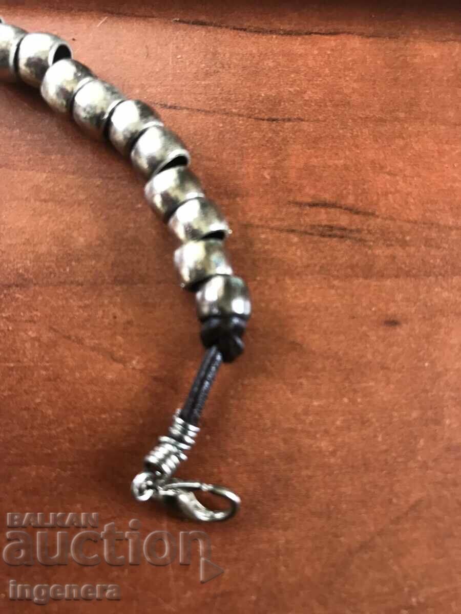 ΔΕΡΜΑΤΙΝΟ ΒΡΑΧΙΟΛΙ ΜΕ ΜΕΤΑΛΛΙΚΑ ΔΑΧΤΥΛΙΔΙΑ - 5 ΔΕΡΜΑΤΙΝΟ ΒΡΑΧΙΟΛΙ ΜΕ ΜΕΤΑΛΛΙΚΑ ΔΑΧΤΥΛΙΔΙΑ - 5