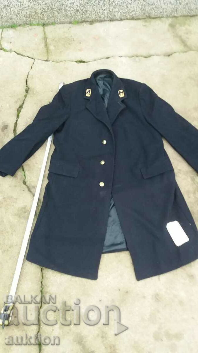 MILITARY OVERCOAT - SHAIK WITH LABEL NOT USED