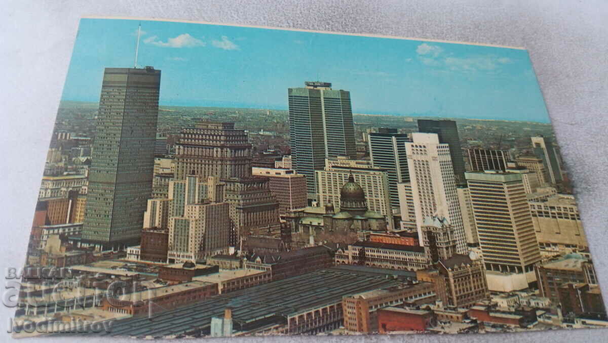 Carte poștală Cartierul de afaceri din centrul orașului Montreal