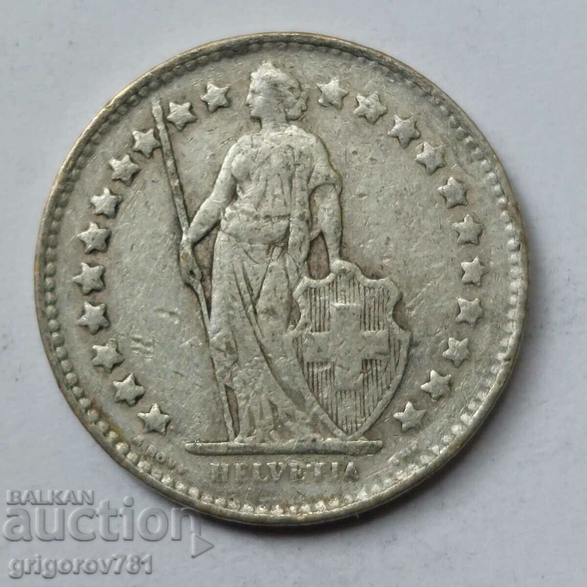 1/2 Franc Argint Elveția 1945 B - Monedă de argint #69 cu preț € 3.83 | 7.49 BGN