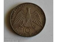 1972 10 MARK OLYMPIAD GERMAN SILVER COIN