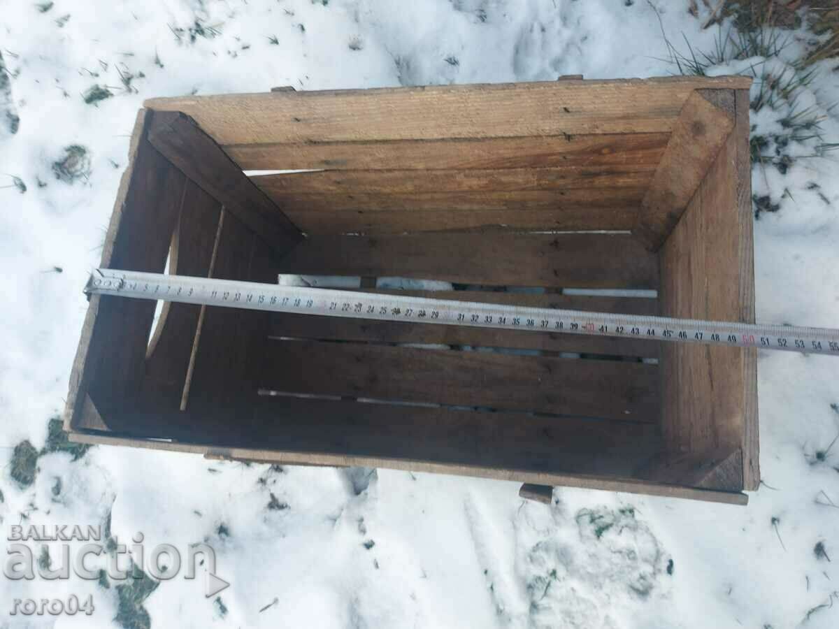 BULGARPLOD - WOODEN CRATE FROM THE 60'S - 70'S OF THE 20TH CENTURY with price 30.00 BGN | € 15.34 BULGARPLOD - WOODEN CRATE FROM THE 60'S - 70'S OF THE 20TH CENTURY with price 30.00 BGN | € 15.34