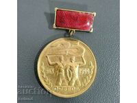 Βουλγαρία Social Medal Conquered Victory Passport 1944 NRB