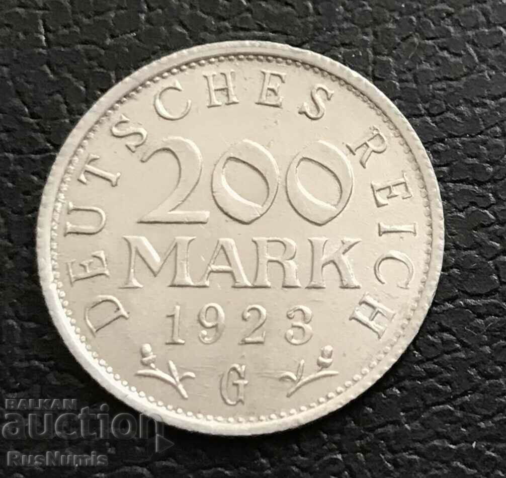 Германия. 200 марки 1923 г.(G).