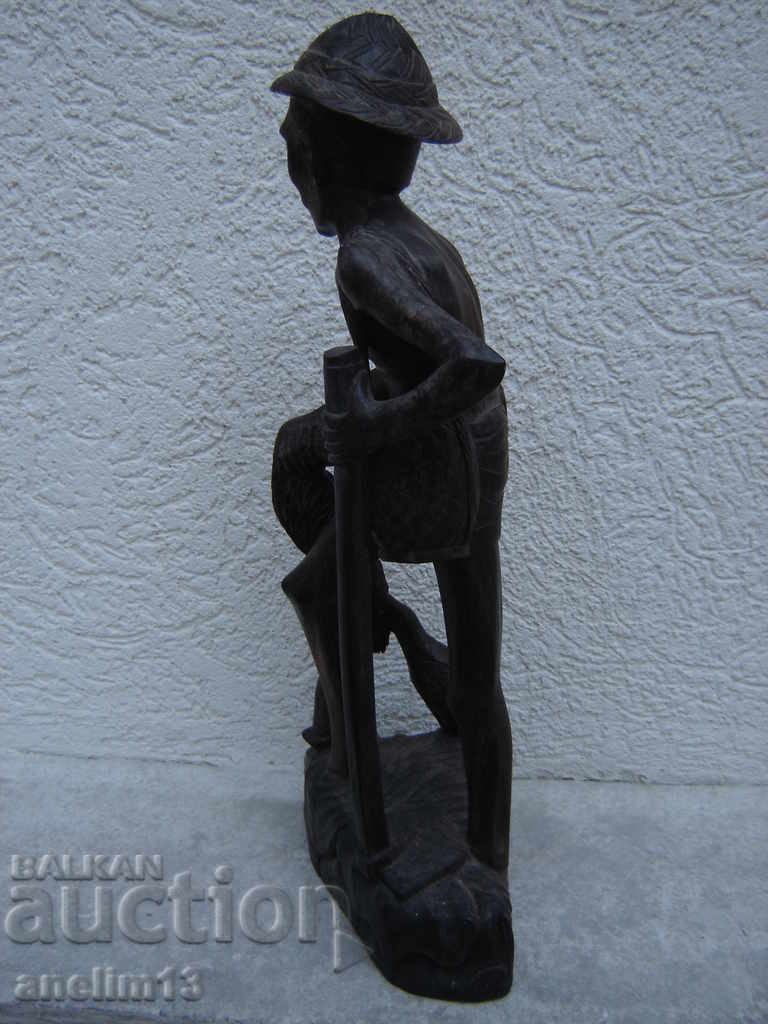 FIGURA BIG vechi de sculptură în lemn / lemn / - 6 FIGURA BIG vechi de sculptură în lemn / lemn / - 6