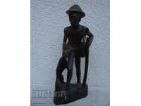 OLD LARGE FIGURE FROM WOOD / TIMBER /