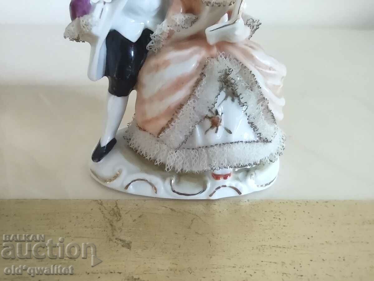 Delivery of An old porcelain figure with very fine details Delivery of An old porcelain figure with very fine details