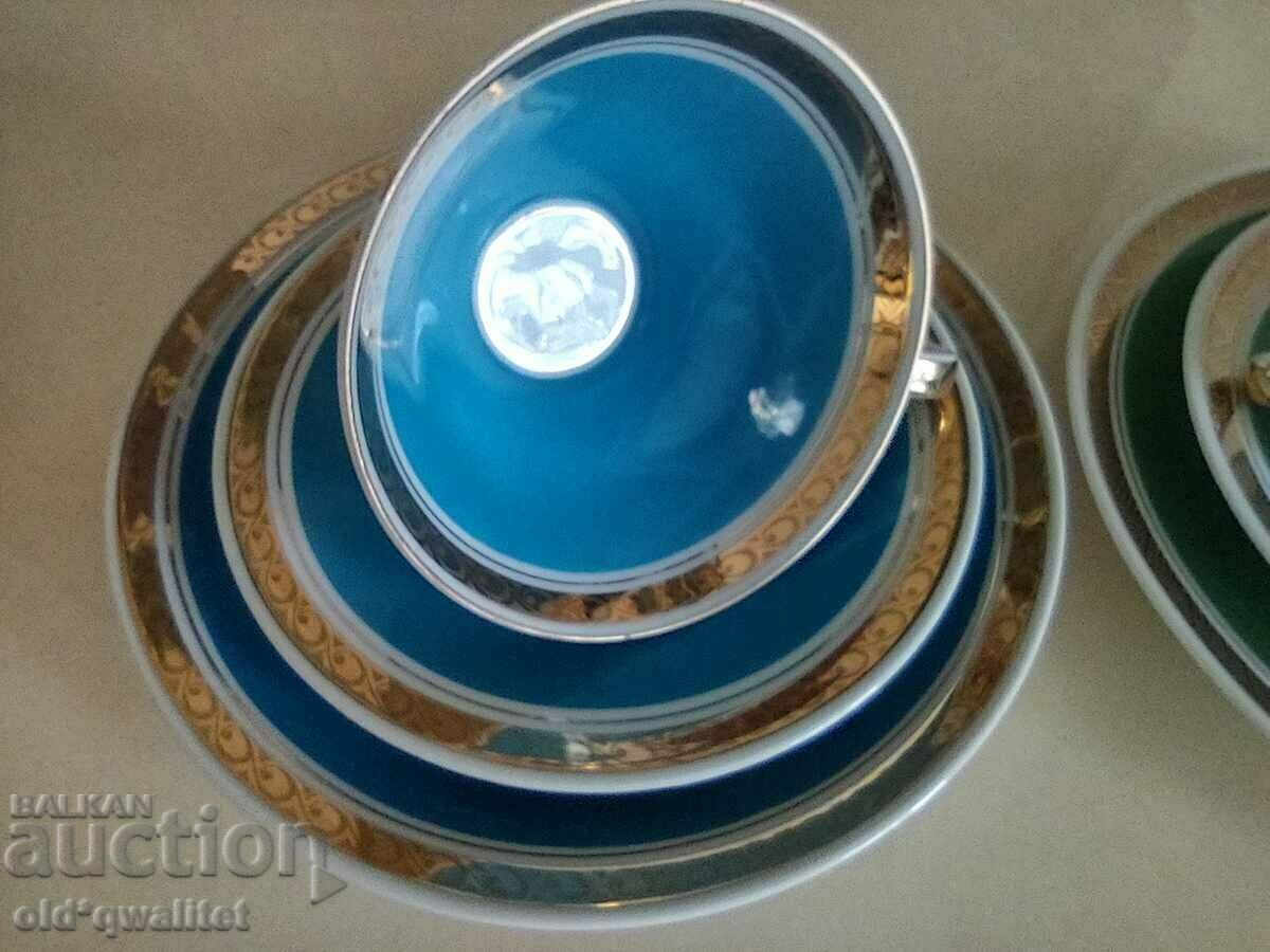 Porcelain cups for tea / coffee, for 2 people, Germany with price 127.00 BGN | € 64.93 Porcelain cups for tea / coffee, for 2 people, Germany with price 127.00 BGN | € 64.93