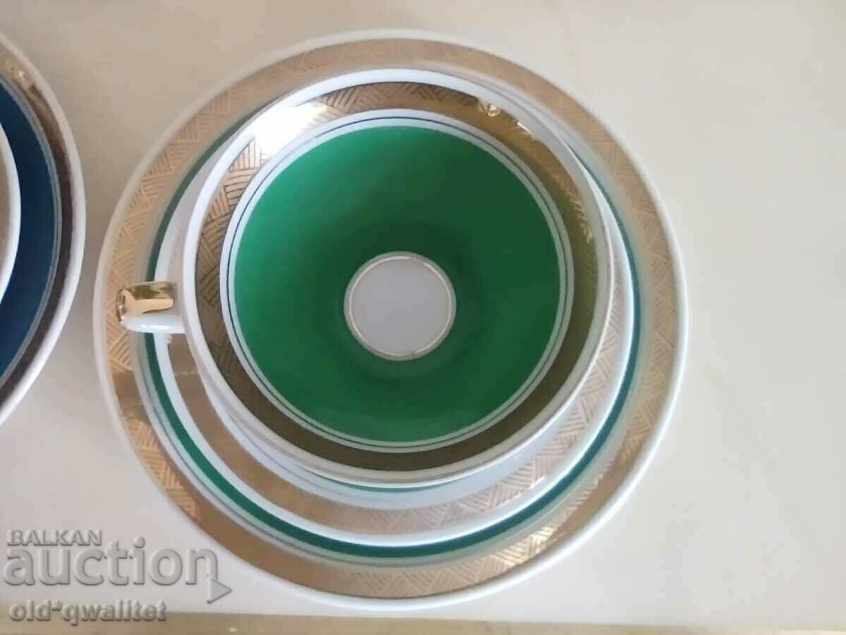 Delivery of Porcelain cups for tea / coffee, for 2 people, Germany Delivery of Porcelain cups for tea / coffee, for 2 people, Germany