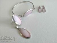 Medalină, Inel, Brățară, Argint 925 cu sidef