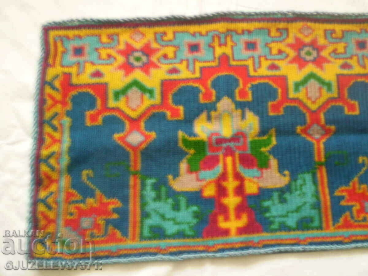 19th Century Hand Knitted Cushion Multicolored Woolen Conc with price 89.00 BGN | € 45.50