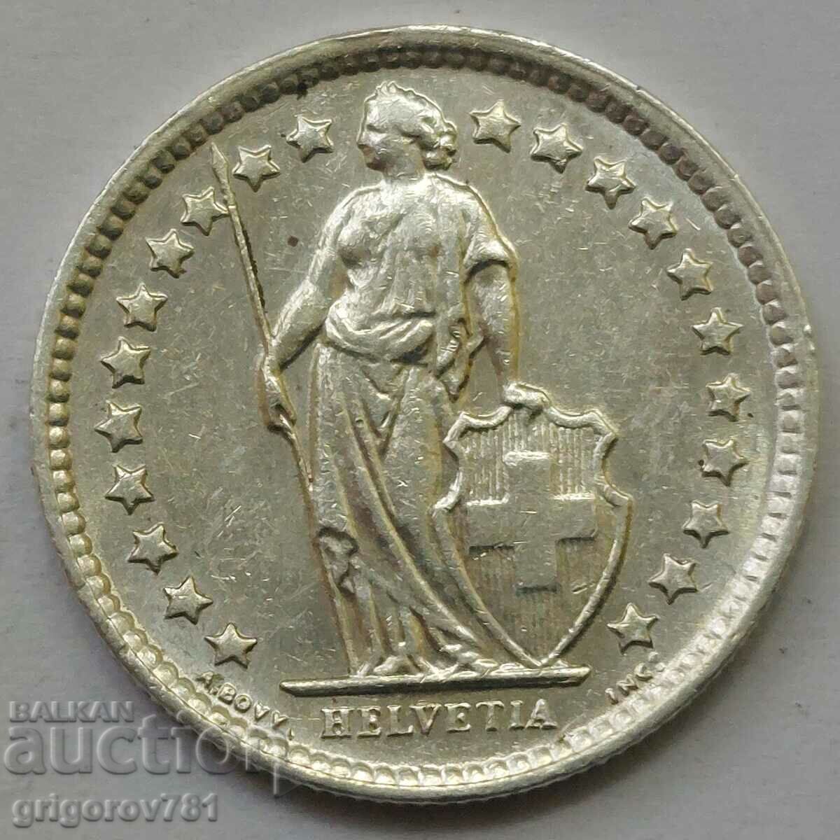 1/2 Franc Argint Elveția 1964 B - Monedă de argint #147 cu preț € 3.83 | 7.49 BGN