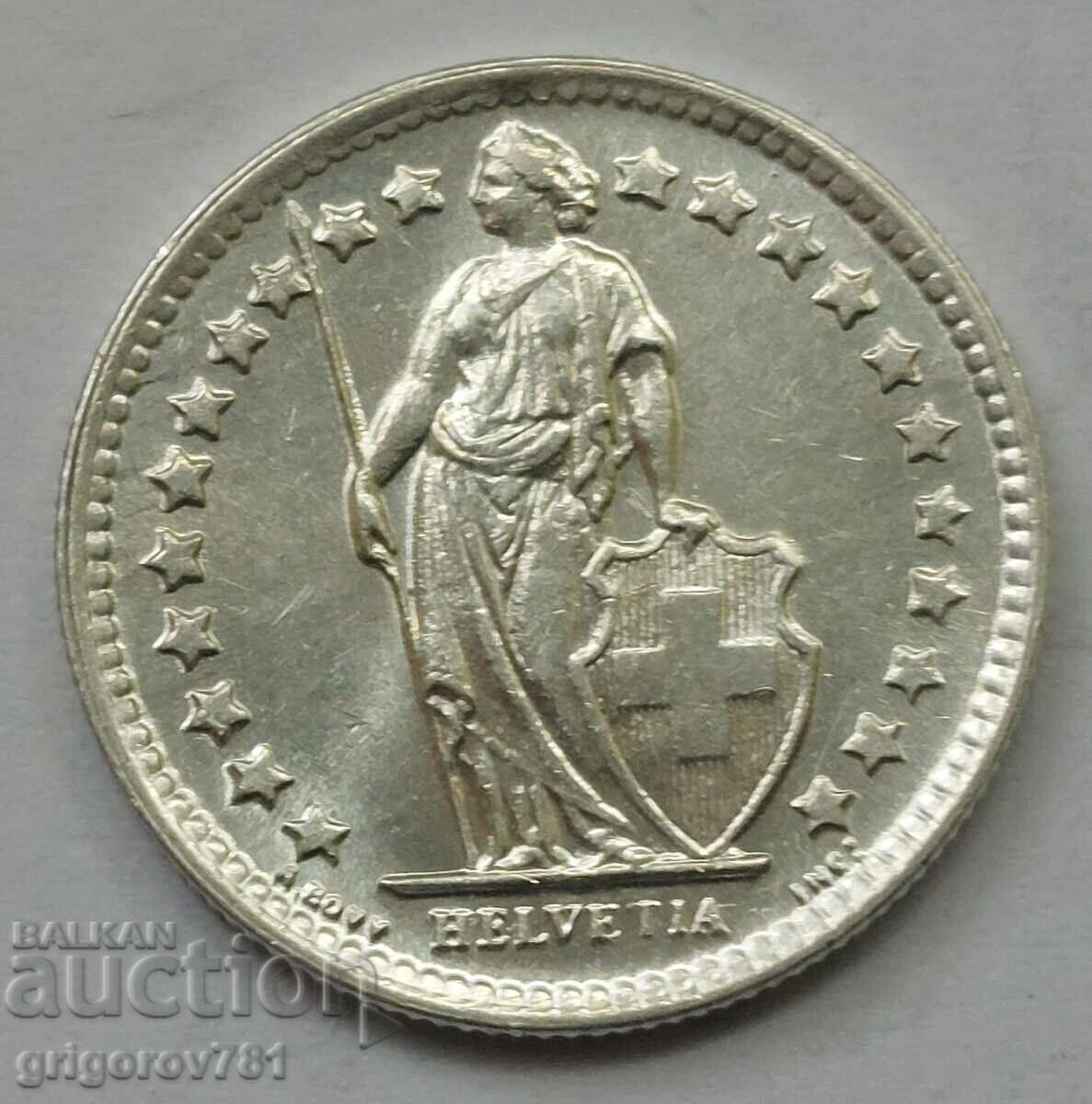 1/2 франк сребро Швейцария 1960 B - сребърна монета #149 с цена 7.50 лв. | € 3.83 1/2 франк сребро Швейцария 1960 B - сребърна монета #149 с цена 7.50 лв. | € 3.83