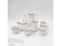 Παλιό σετ καφέ από πορσελάνη (5.4)