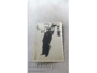Снимка София Мъж на тротоара 1937