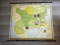 Harta istorică din stofă SOC - Evul Mediu (1187 - 1396)