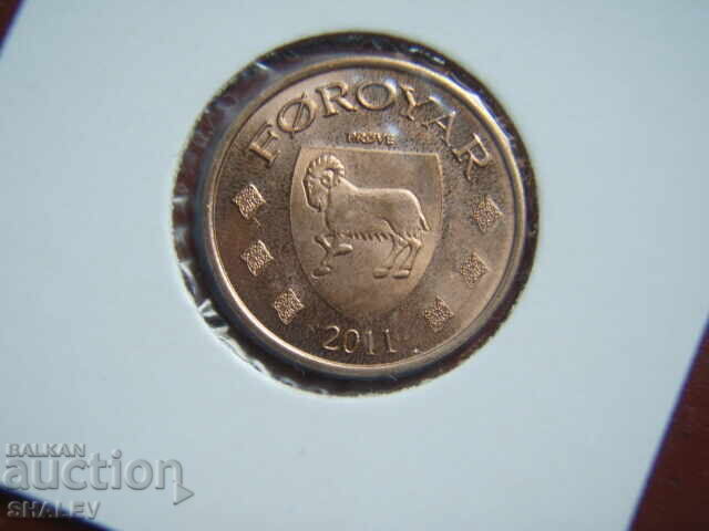 50 Øre 2011 Faroe Islands (RARE!) - Uncirculated - 6 50 Øre 2011 Faroe Islands (RARE!) - Uncirculated - 6