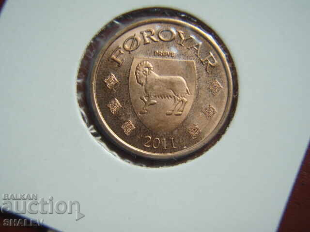 50 Øre 2011 Faroe Islands (RARE!) - Uncirculated - 7 50 Øre 2011 Faroe Islands (RARE!) - Uncirculated - 7