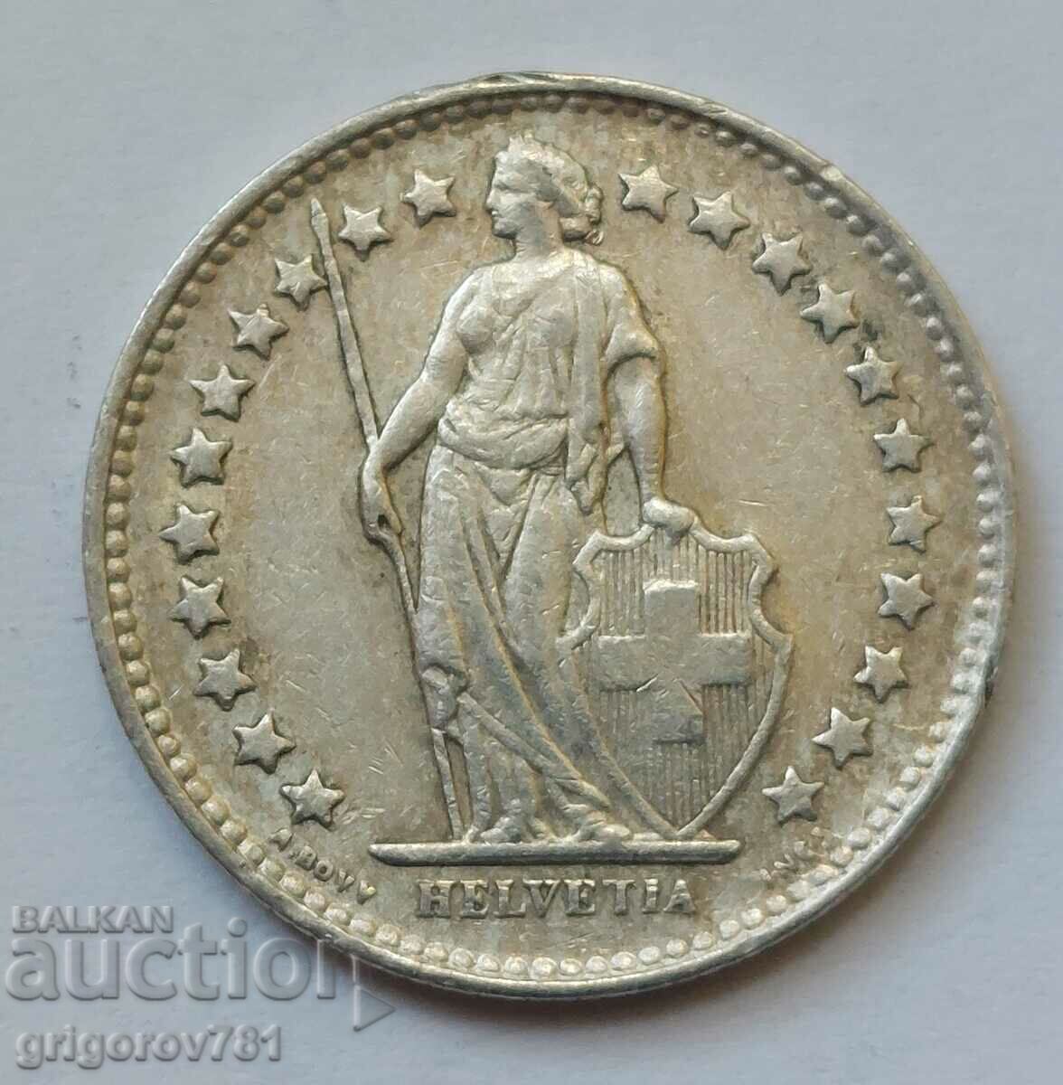 1/2 Franc Argint Elveția 1946 B - Monedă de argint #187 cu preț € 3.83 | 7.49 BGN