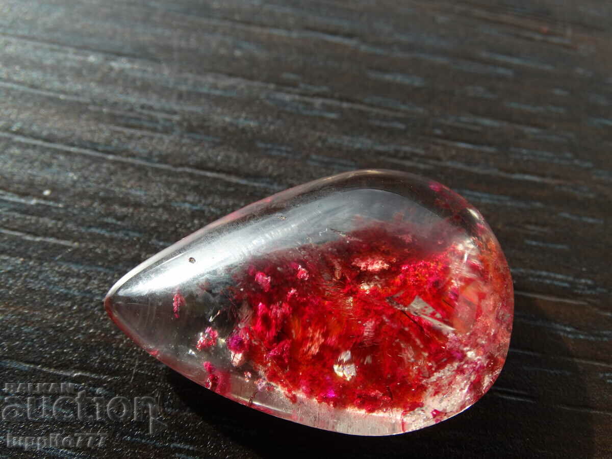 Auction  98 carat rutile phantom quartz