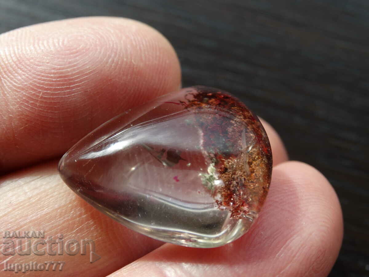 Auction 65 carat rutile phantom quartz Auction 65 carat rutile phantom quartz