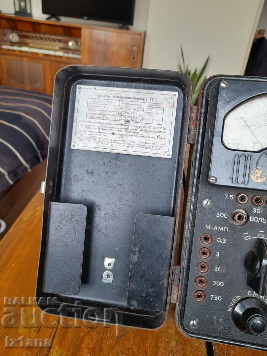 Auction Old multimeter TT-2 Auction Old multimeter TT-2