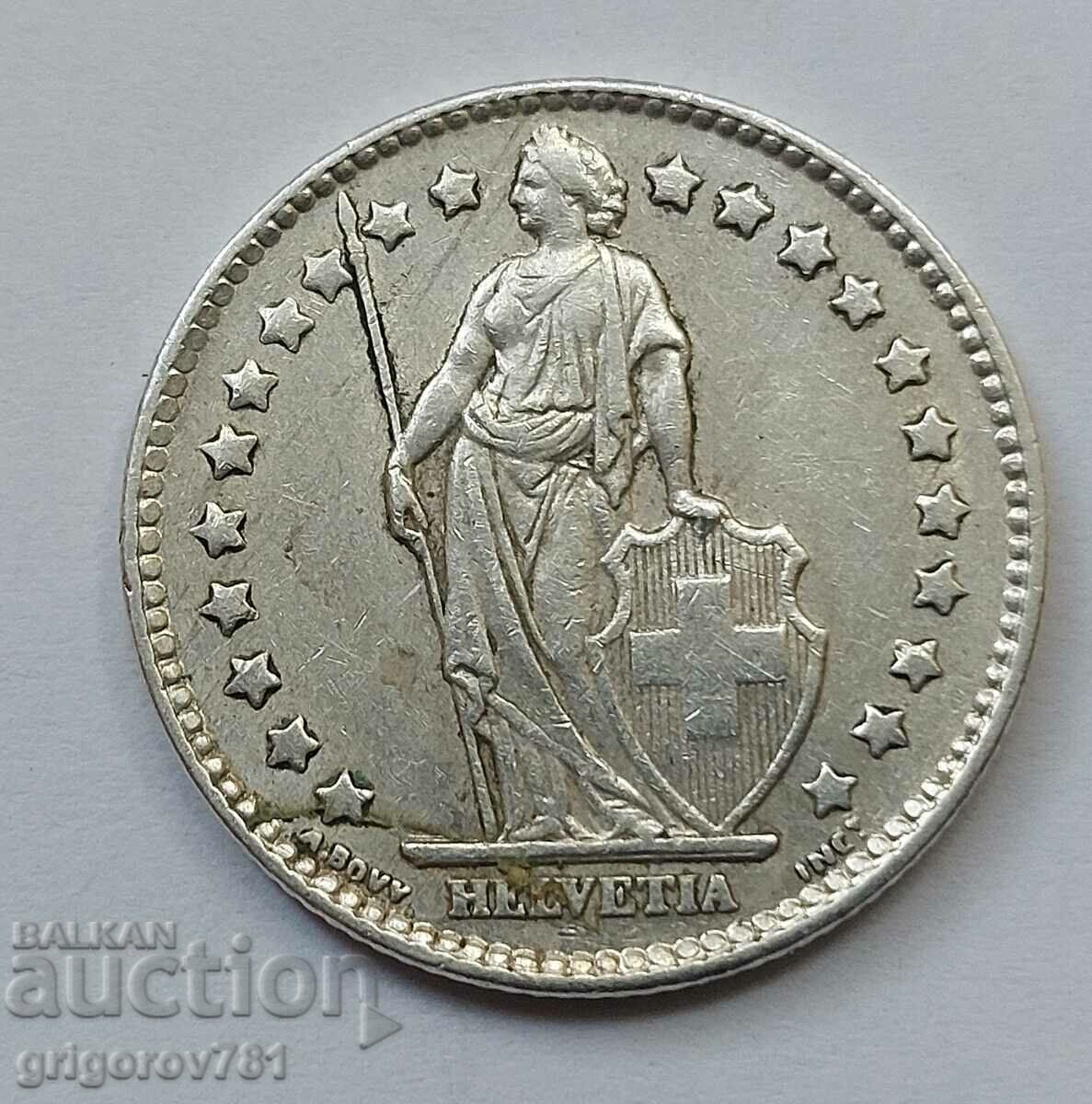 Ασημένιο 1 Φράγκο Ελβετία 1961 B - Ασημένιο νόμισμα #14 με τιμή € 7.67 | 15.00 BGN Ασημένιο 1 Φράγκο Ελβετία 1961 B - Ασημένιο νόμισμα #14 με τιμή € 7.67 | 15.00 BGN