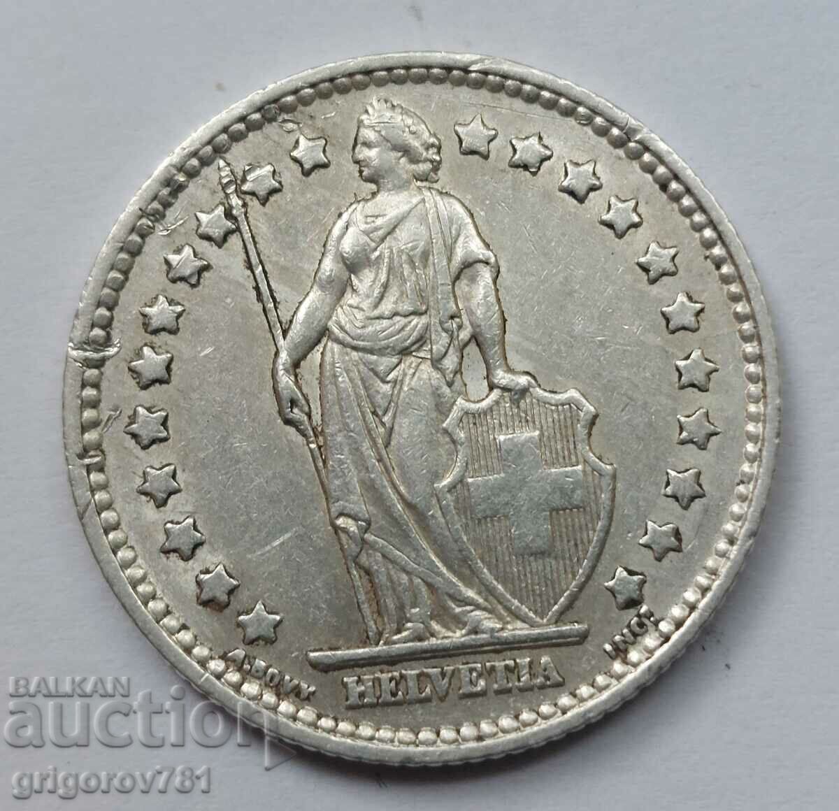 Ασημένιο 1 φράγκο Ελβετία 1956 B - Ασημένιο νόμισμα #21 με τιμή € 7.67 | 15.00 BGN Ασημένιο 1 φράγκο Ελβετία 1956 B - Ασημένιο νόμισμα #21 με τιμή € 7.67 | 15.00 BGN