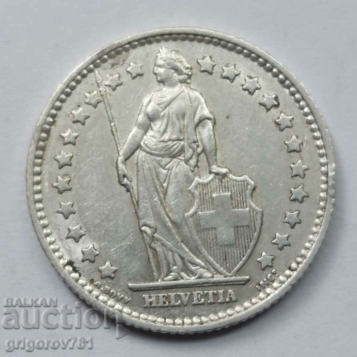 Ασημένιο 1 Φράγκο Ελβετία 1956 B - Ασημένιο νόμισμα #22 με τιμή € 7.67 | 15.00 BGN