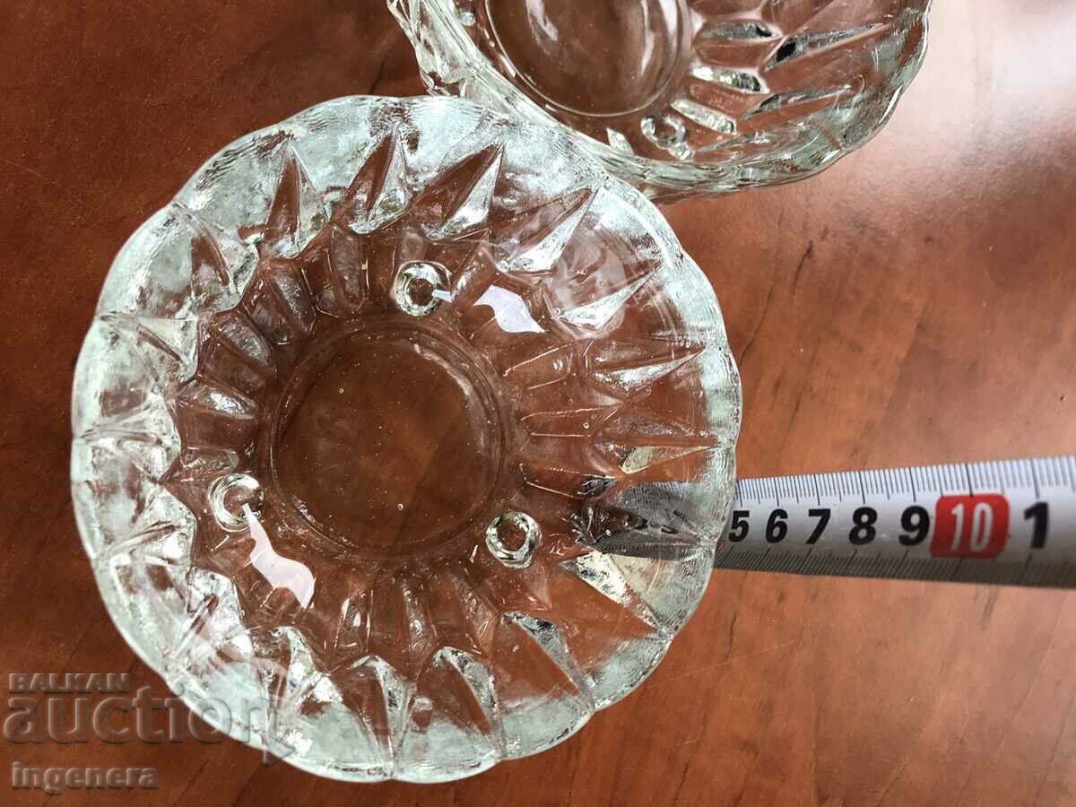 Delivery of BOWL GLASS RELIEF THICK-WALLED-2 PCS