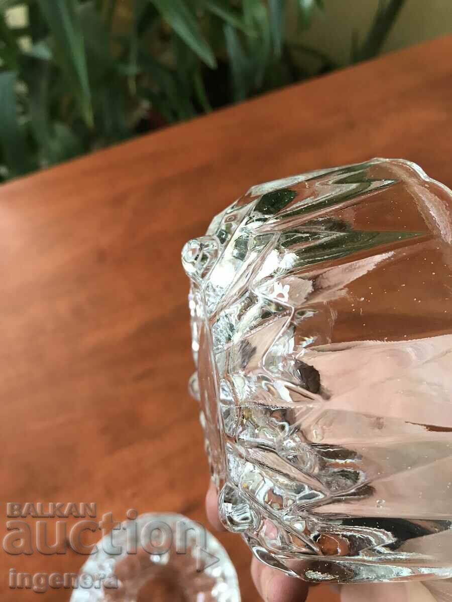 BOWL GLASS RELIEF THICK-WALLED-2 PCS - 5