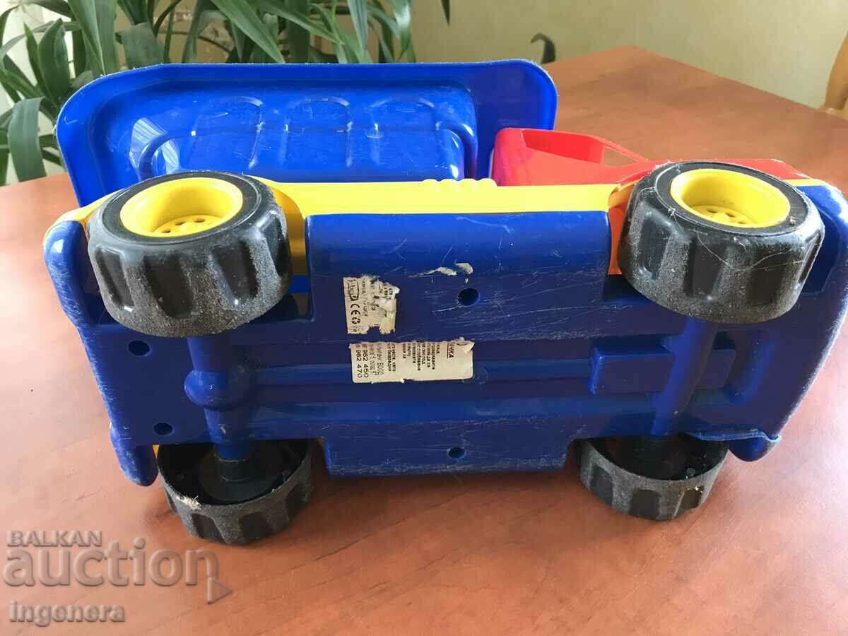 TOY TRUCK PLASTIC with price 5.00 BGN | € 2.56 TOY TRUCK PLASTIC with price 5.00 BGN | € 2.56