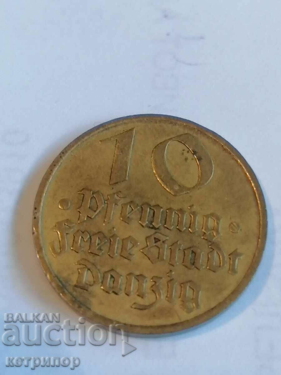 10 pfennig 1932 Danzig