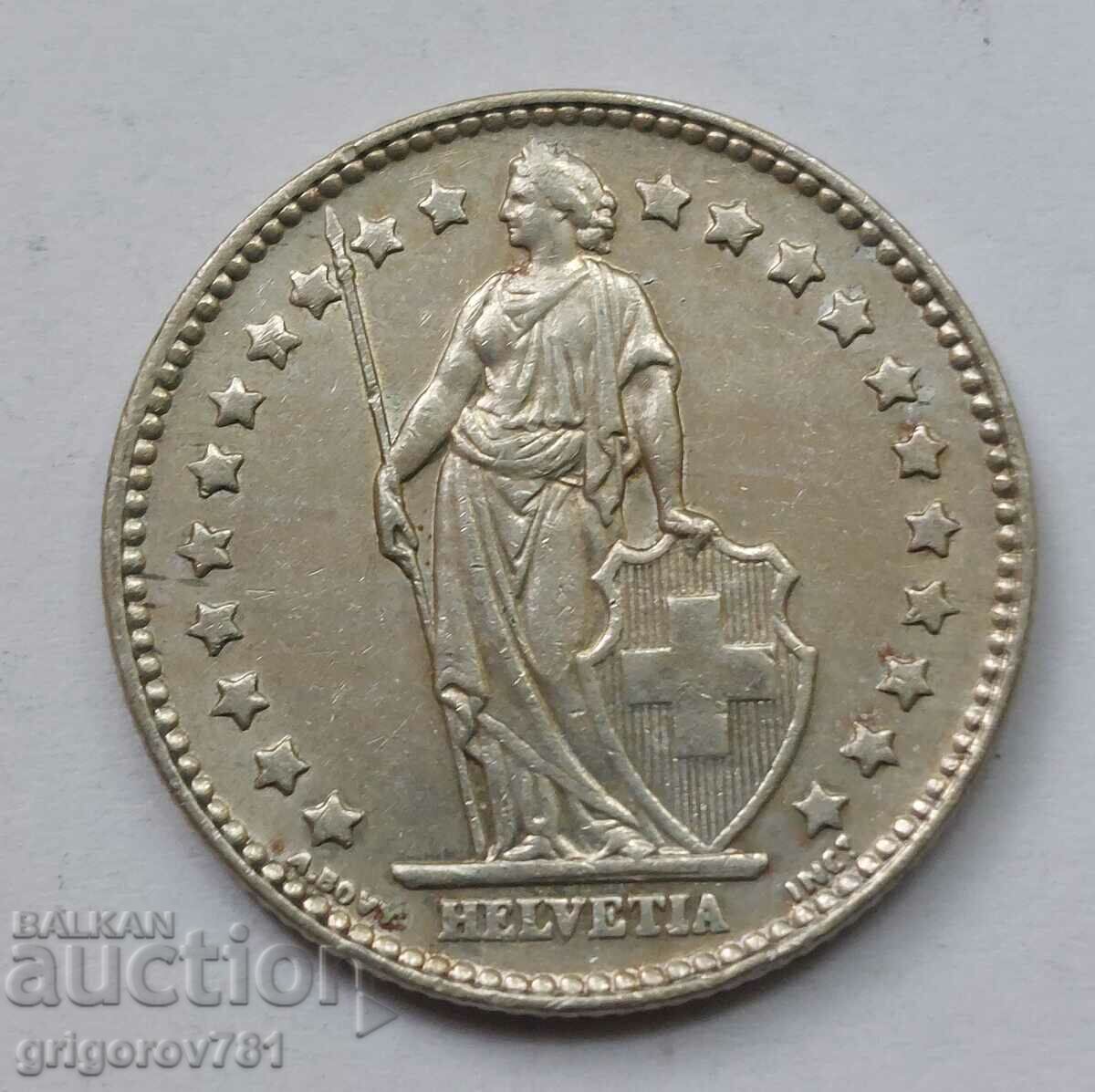 1 Franc Argint Elveția 1963 B - Monedă de argint #35 cu preț € 7.16 | 14.00 BGN