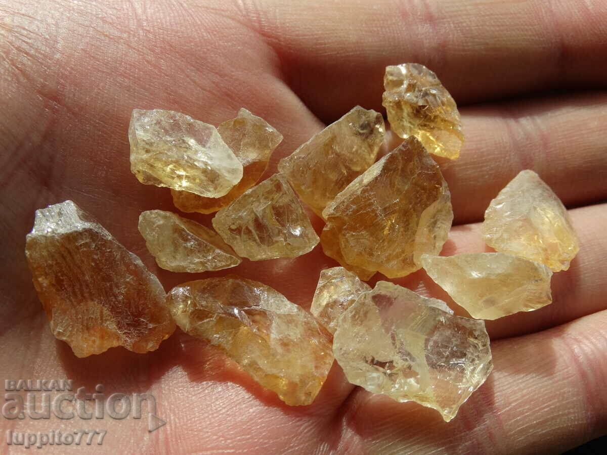 134 k natural citrine 14 pieces lot - 5