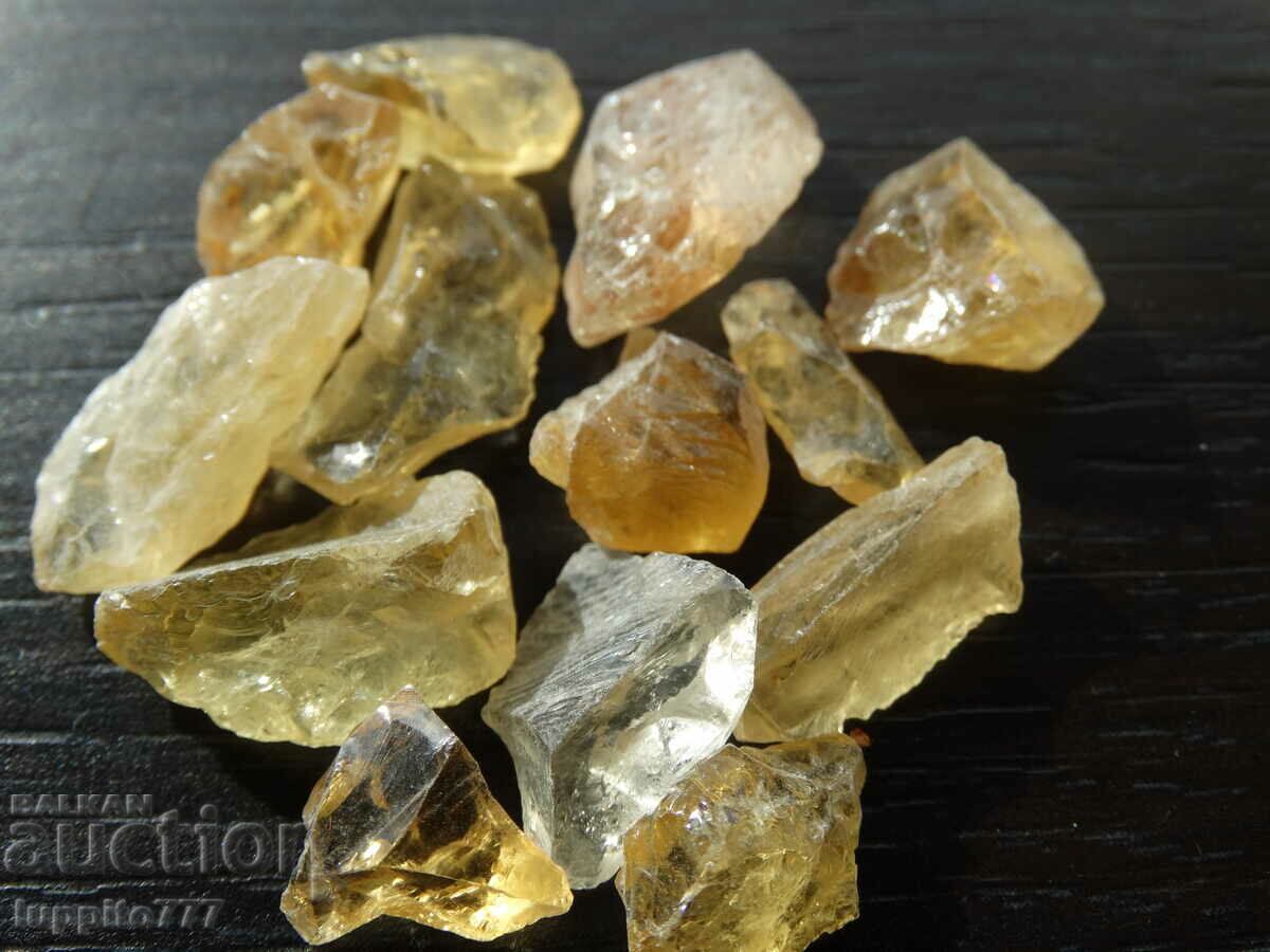 Auction 149 k natural citrine 13 pieces lot Auction 149 k natural citrine 13 pieces lot