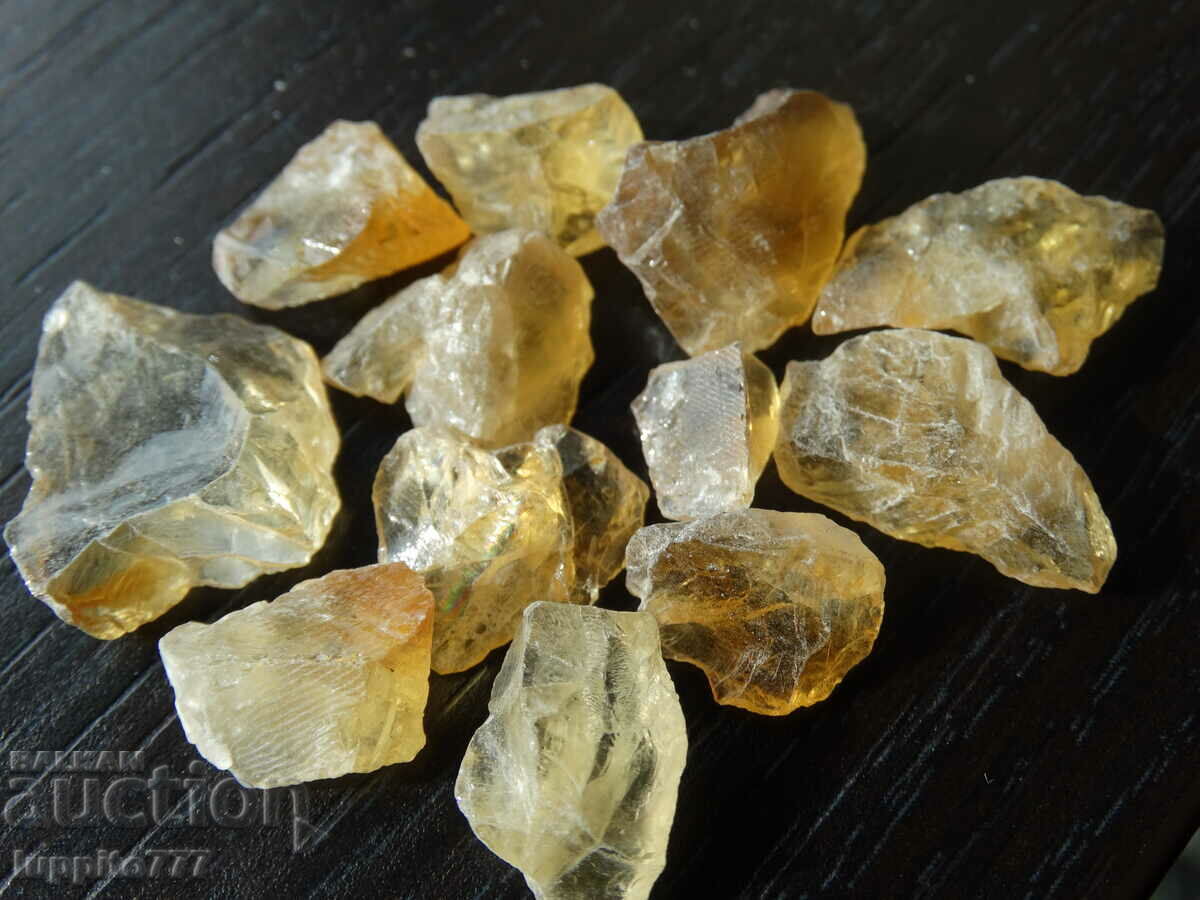 Delivery of 145 k natural citrine 12 pieces lot Delivery of 145 k natural citrine 12 pieces lot